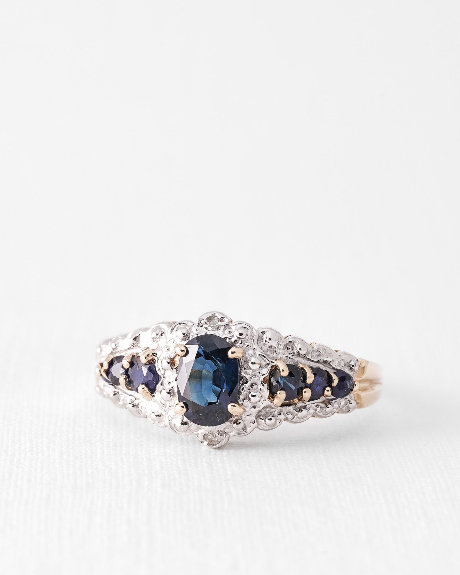 Louna | Vintage Sapphire & Diamond Dress