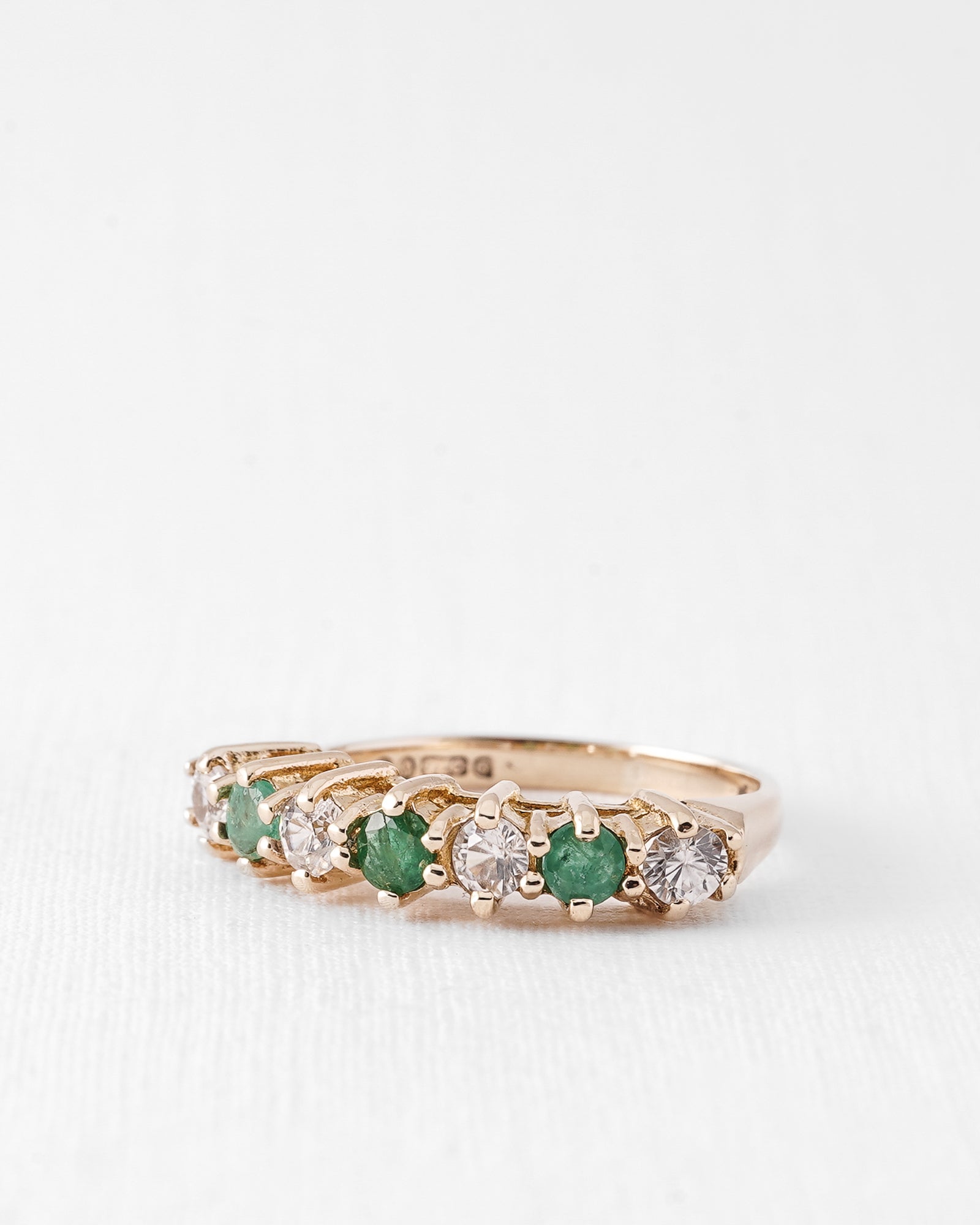 Lina | Vintage Emerald & Zirconia