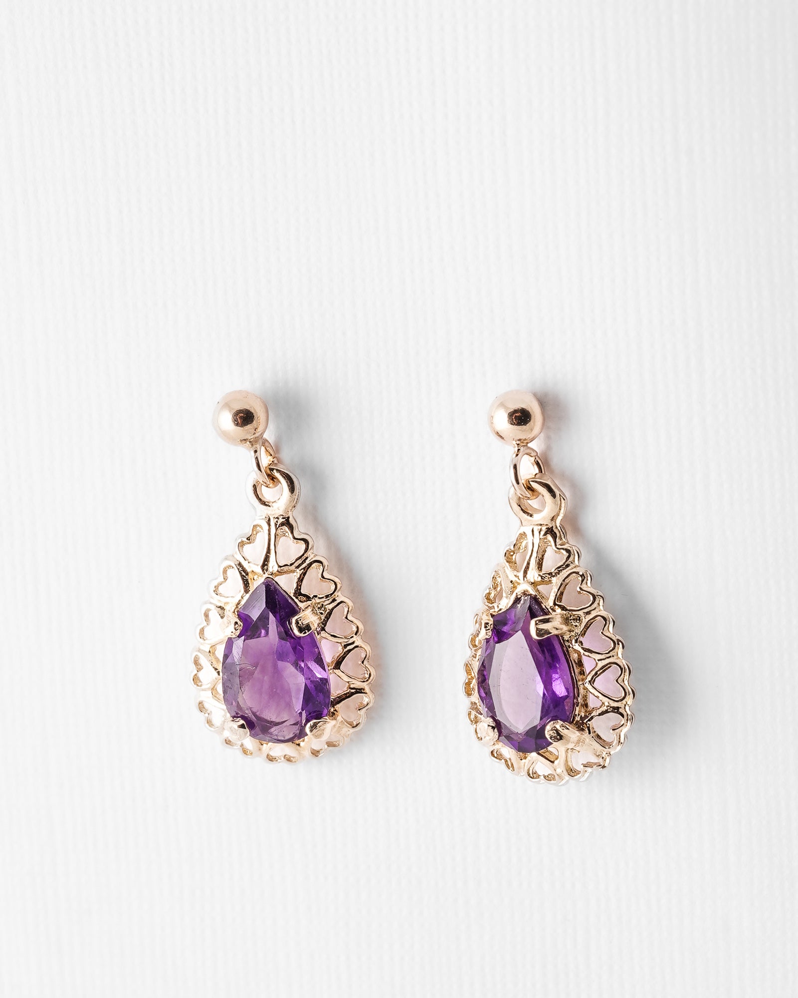 Verona | Vintage Amethyst Earrings