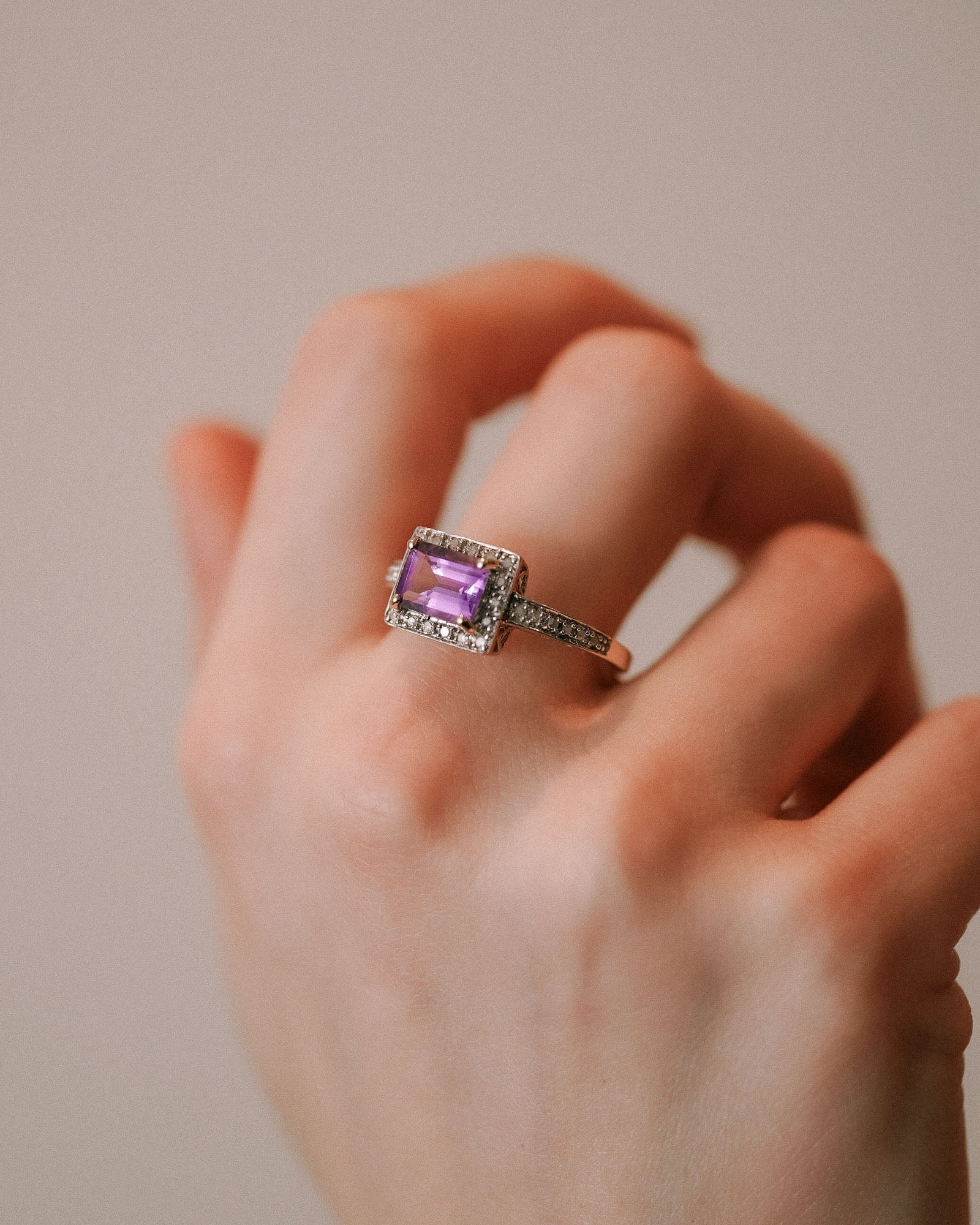 Channah | Vintage Amethyst & Diamond