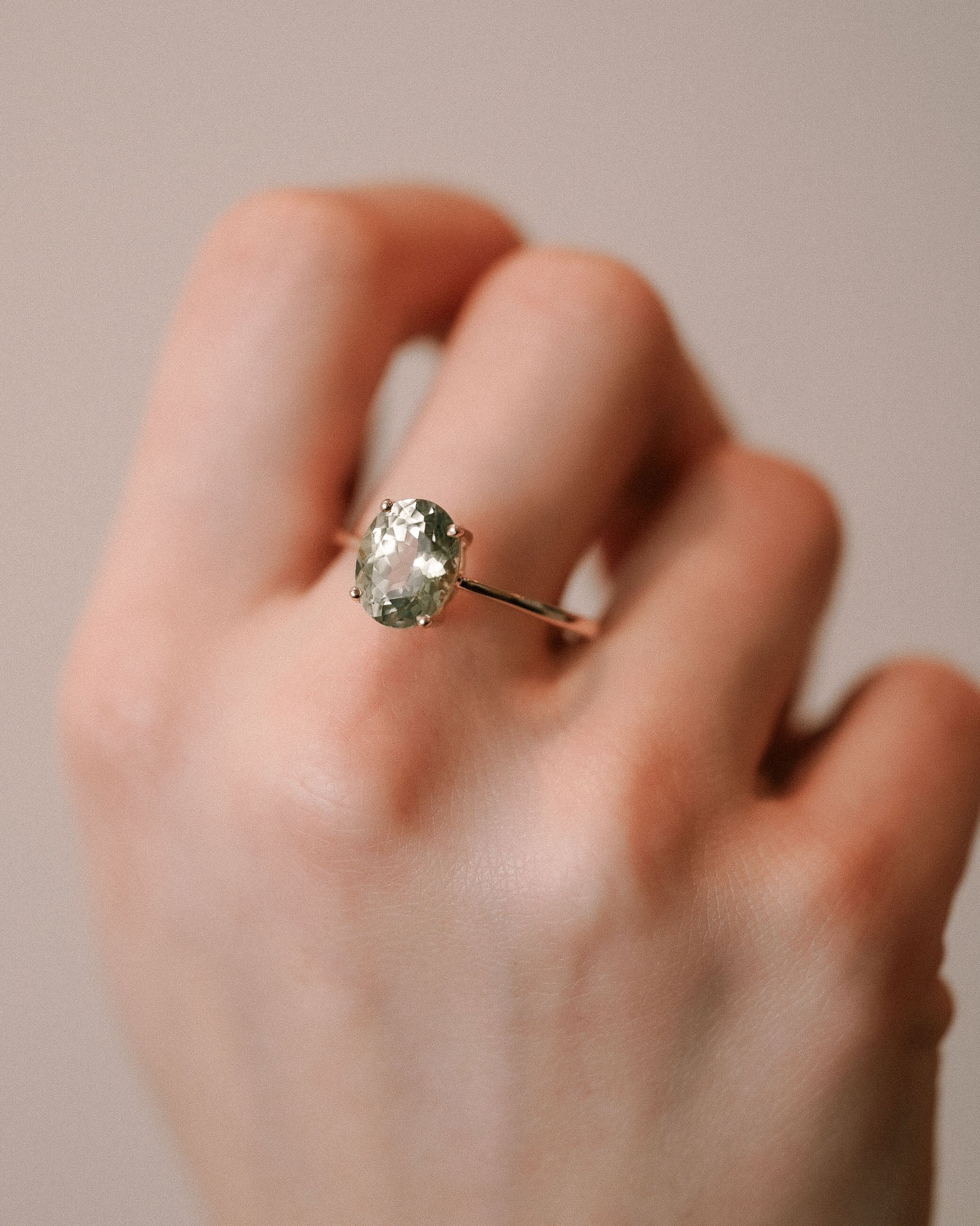 Elizabeth | Vintage Quartz Solitaire