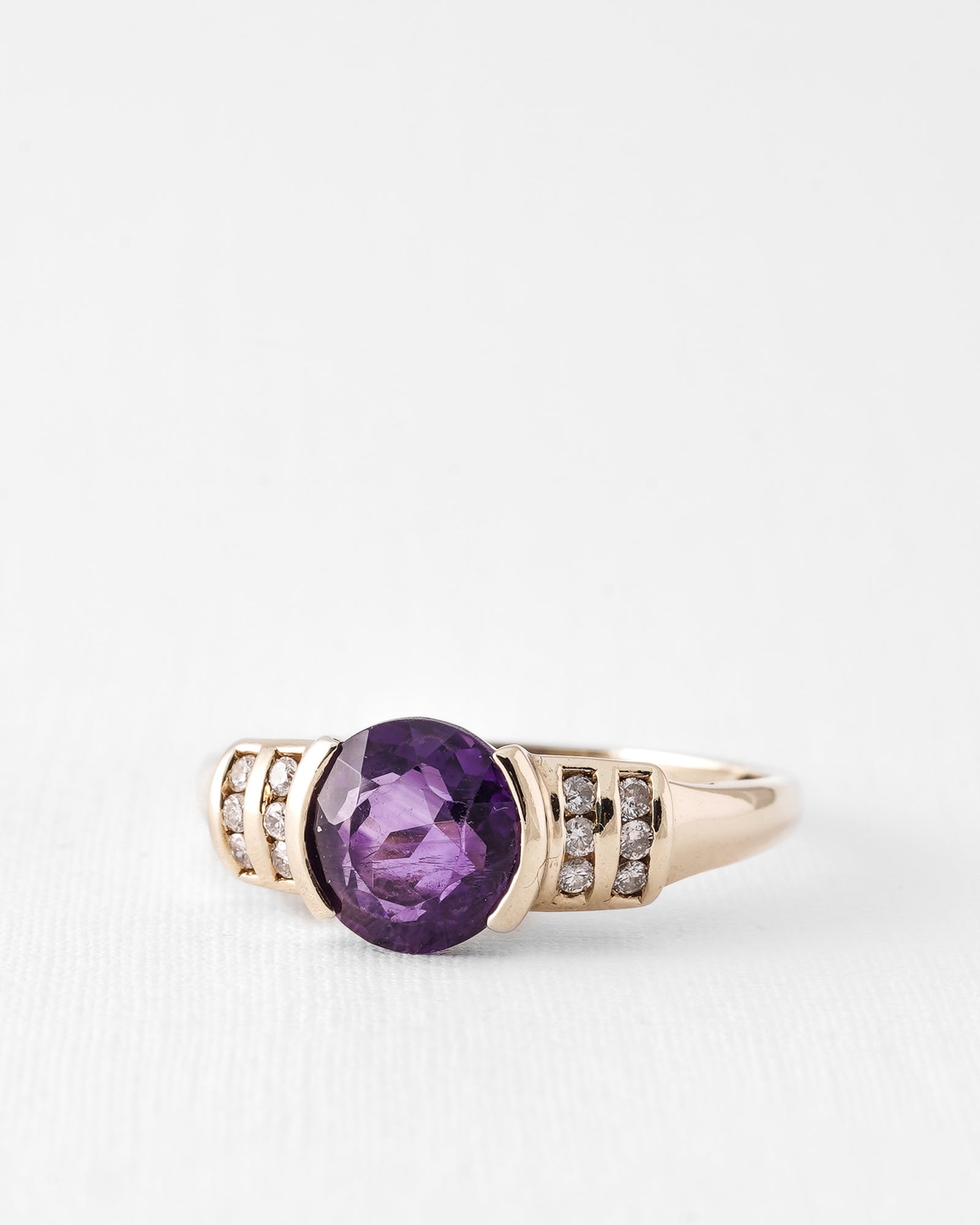 Elinea | Vintage Amethyst & Diamond