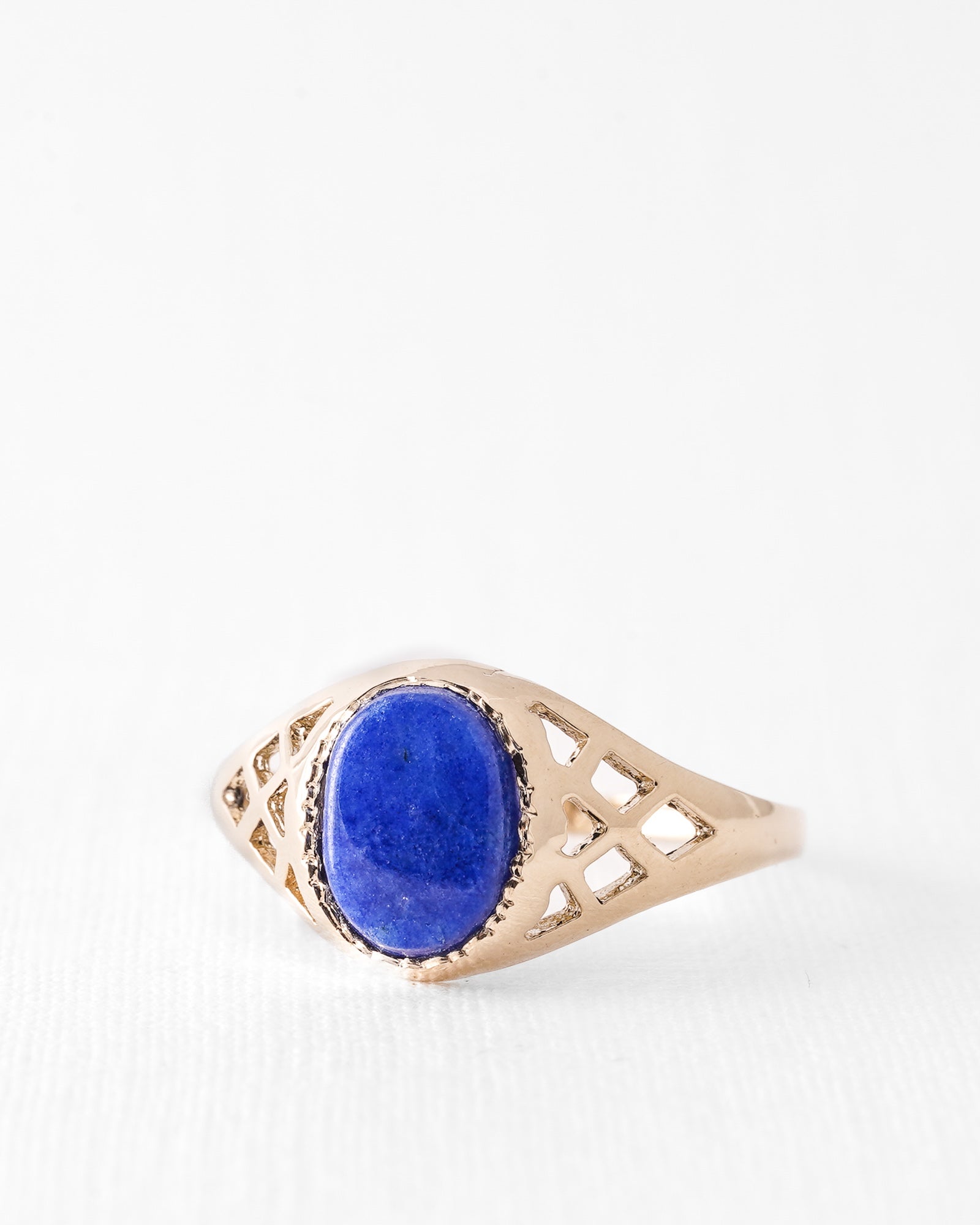 Florenza | Vintage Lapis Lazuli Solitaire