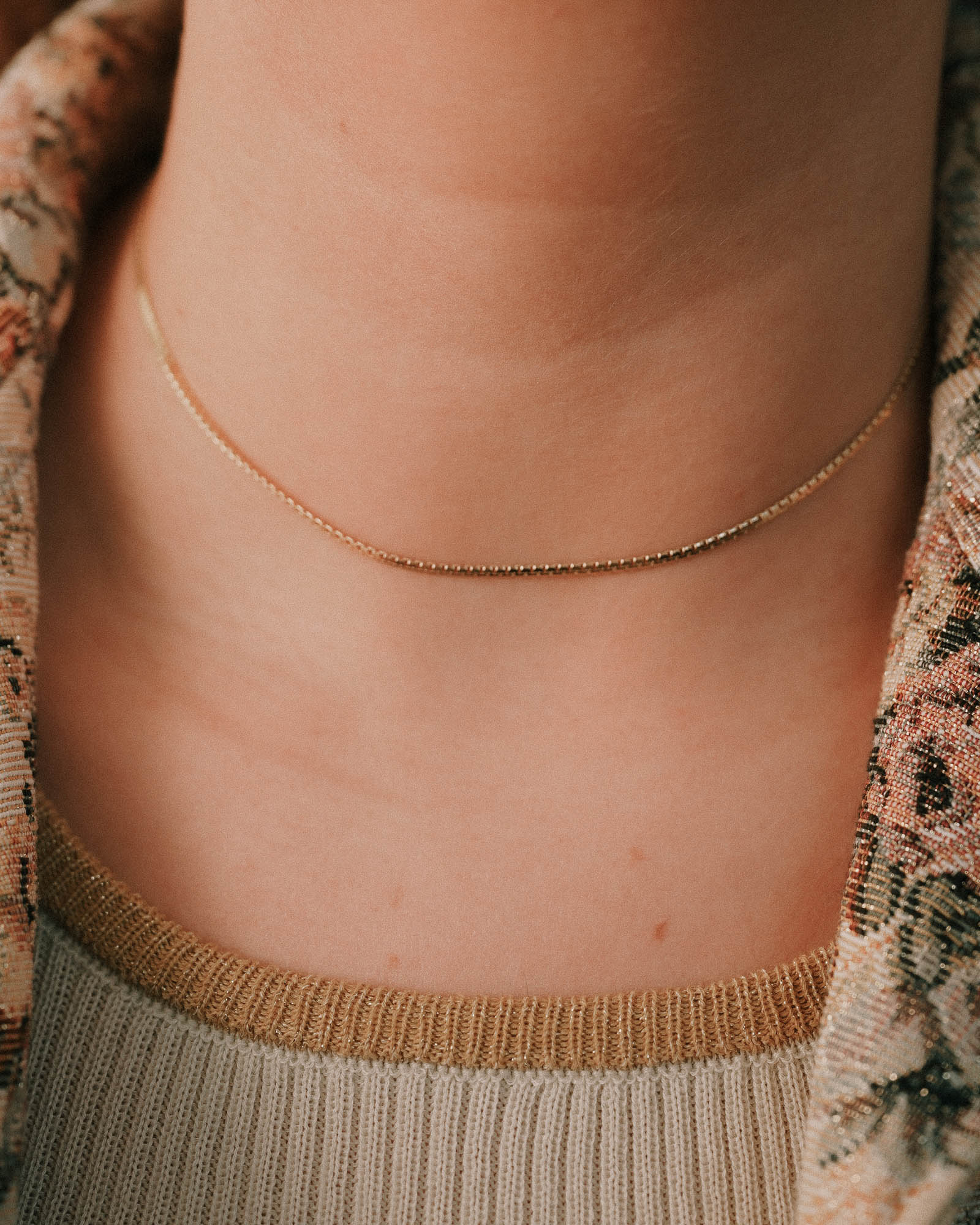 Ysaline | Vintage Gold Link Necklace