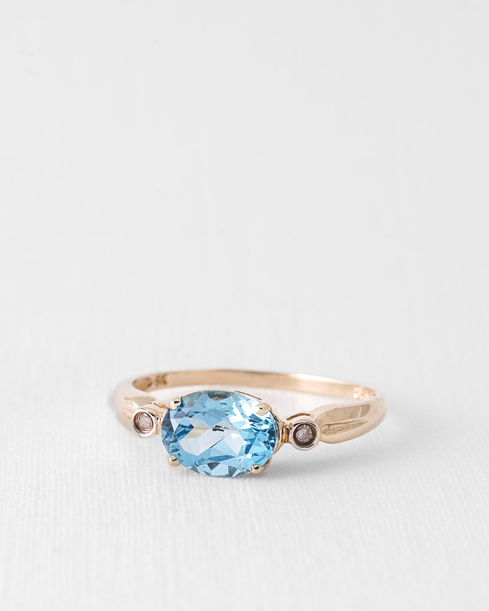 Joline | Vintage Topaz & Diamond Cluster