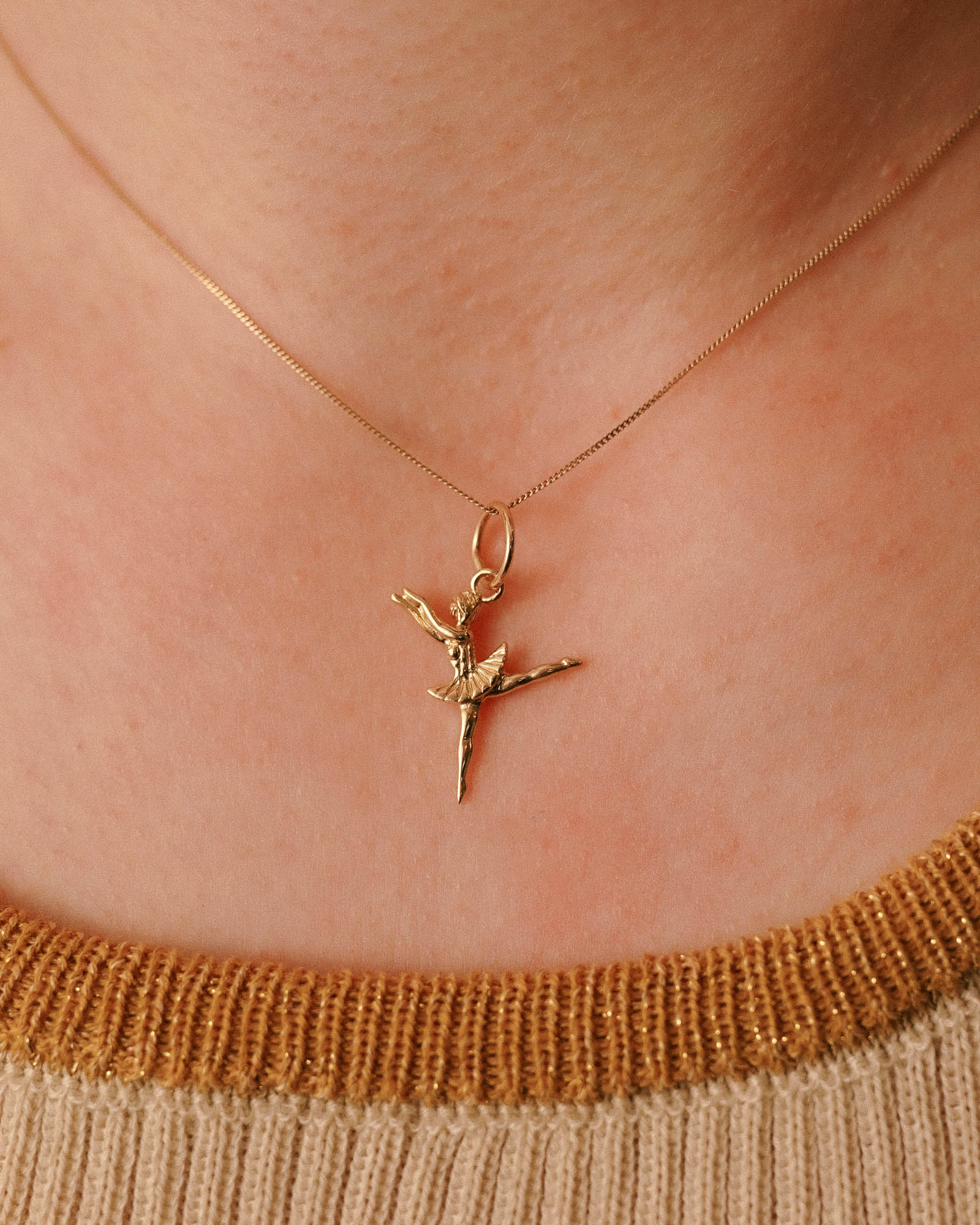 Bella | Vintage Ballerina Pendant