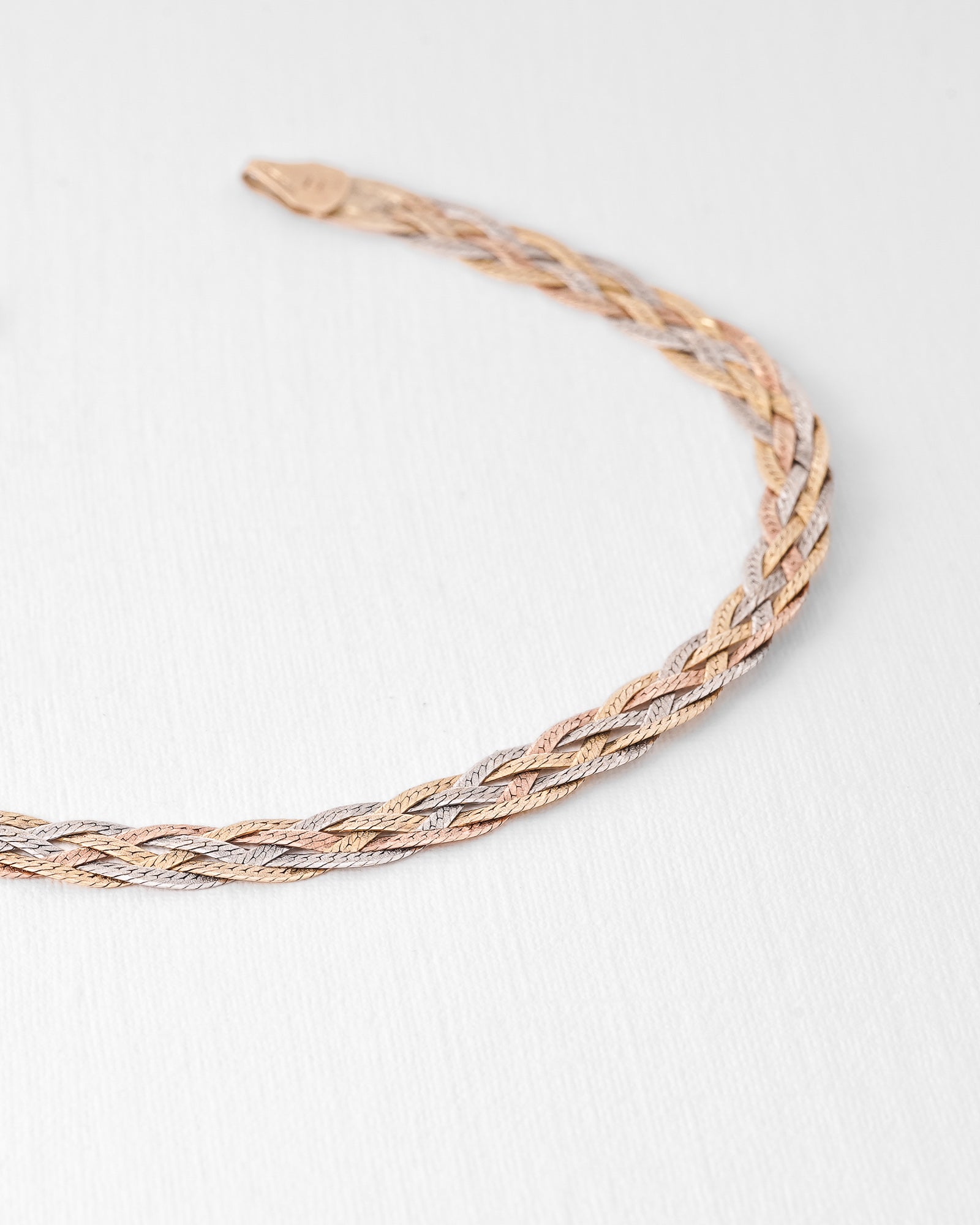 Josefien | Vintage Two Tone Braid Bracelet