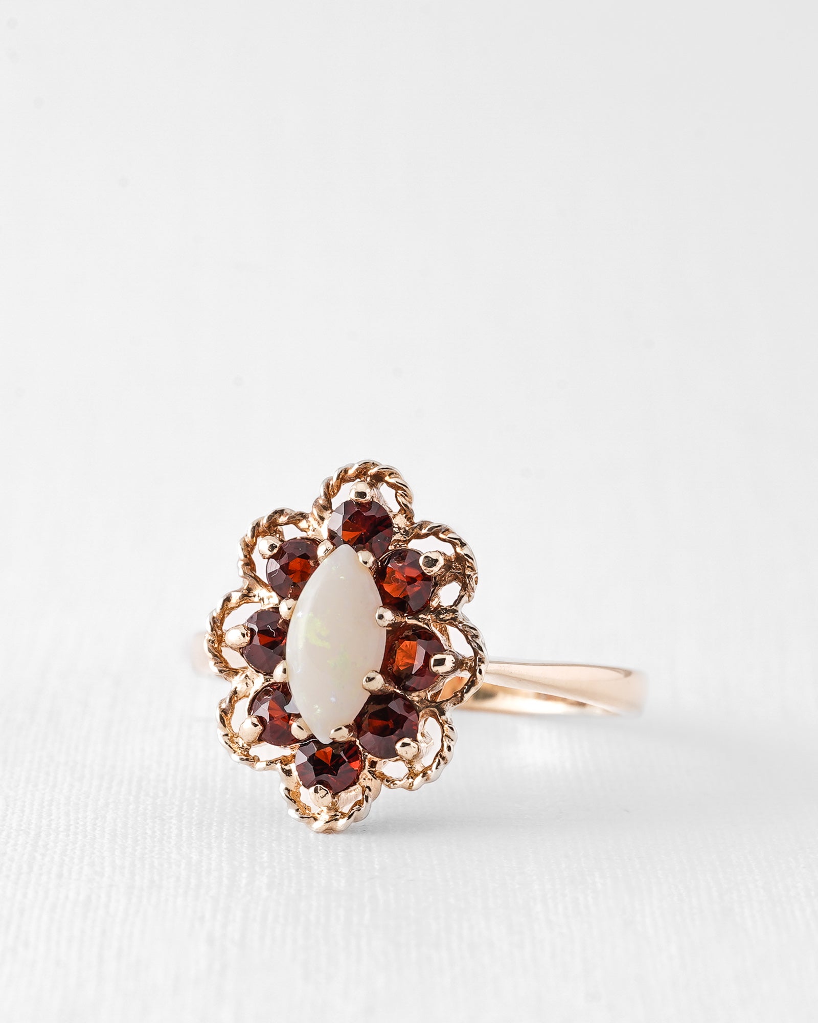 Florence | Vintage Garnet & Opal