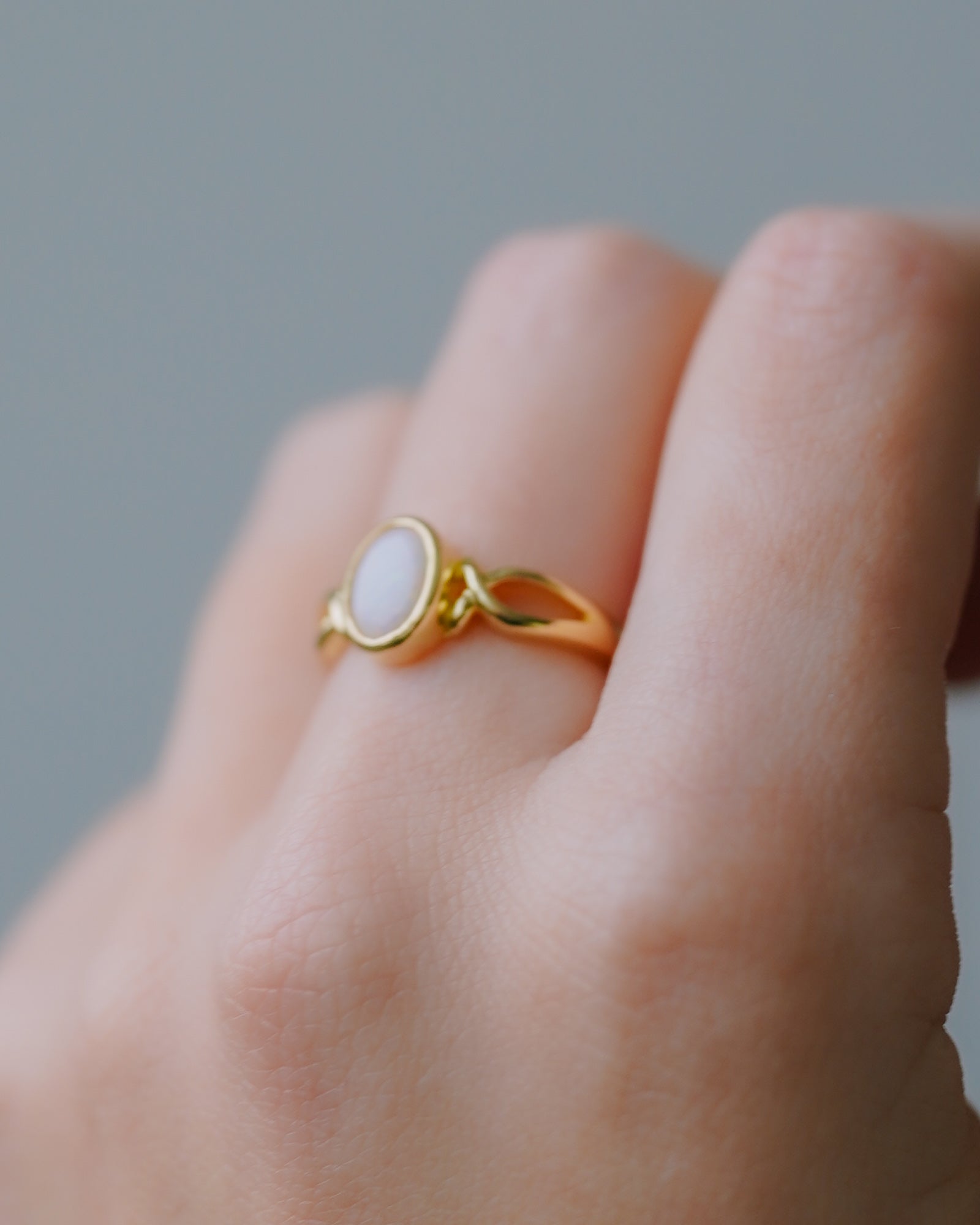 Milana | Vintage Opal Solitaire