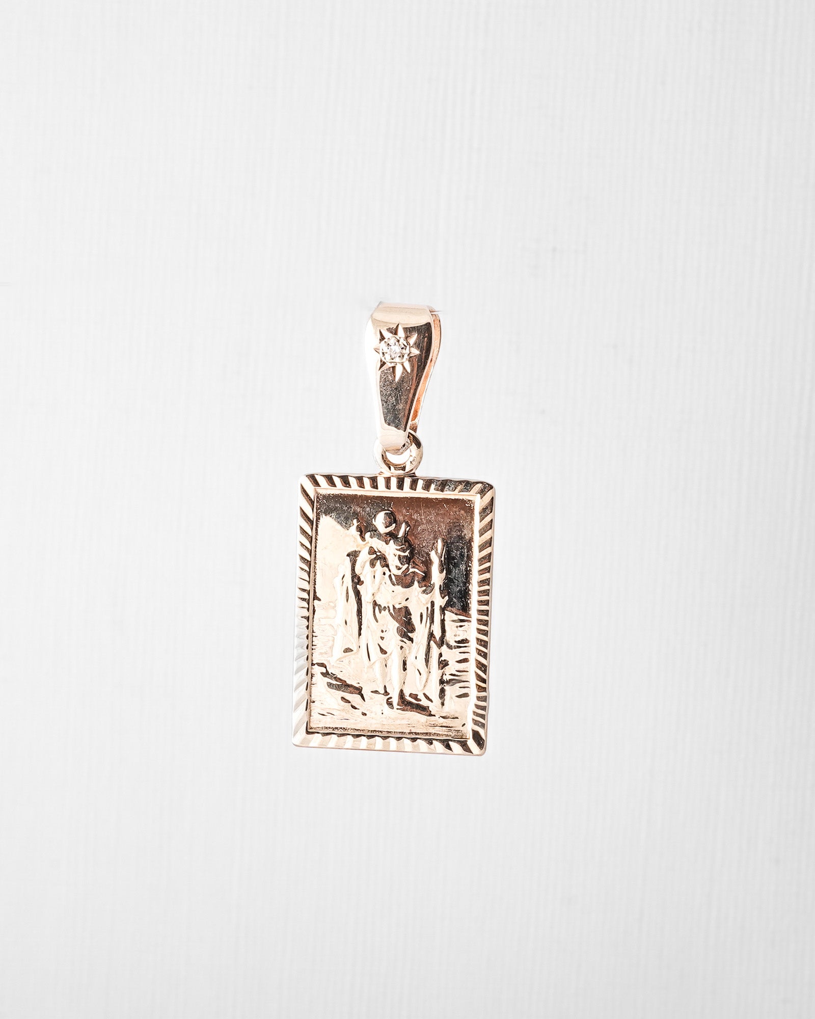 Nalani | Vintage Diamond Christopher Pendant