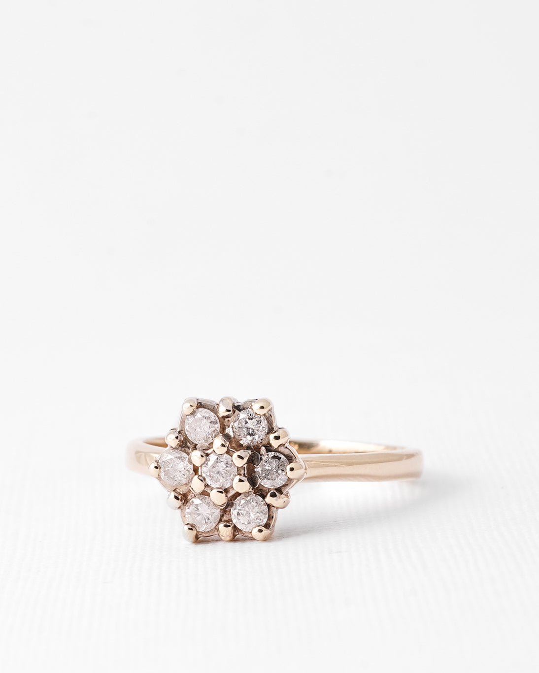 Imke | Vintage Diamant Cluster Bloem